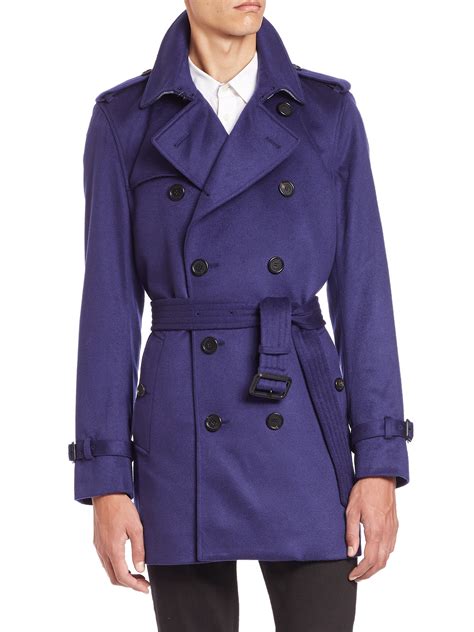 burberry kensington wool & cashmere trench coat|burberry kensington trench men.